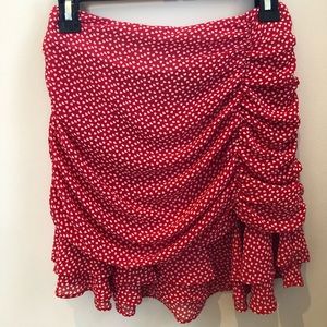 Super cute red skirt